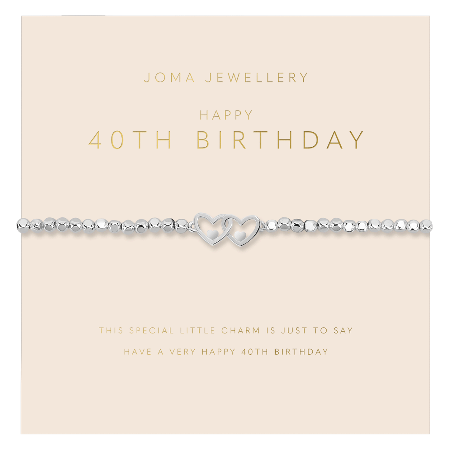 Joma Jewellery Forever Yours 40th Birthday Bracelet - Cotswold Jewellery
