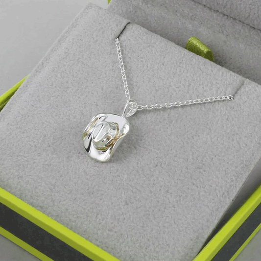 Cowboy Hat Sterling Silver Necklace - Cotswold Jewellery