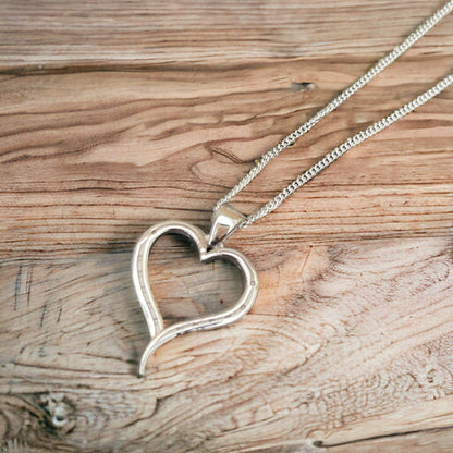 Designer Horseshoe Heart Necklace - Cotswold Jewellery