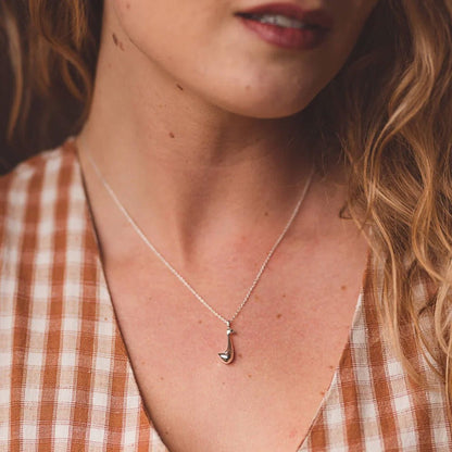 Duck Sterling Silver Necklace - Cotswold Jewellery