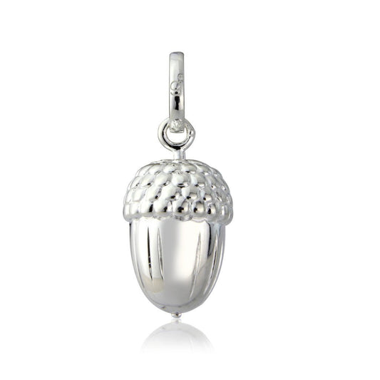 Gemma J Acorn Sterling Silver Charm - Cotswold Jewellery