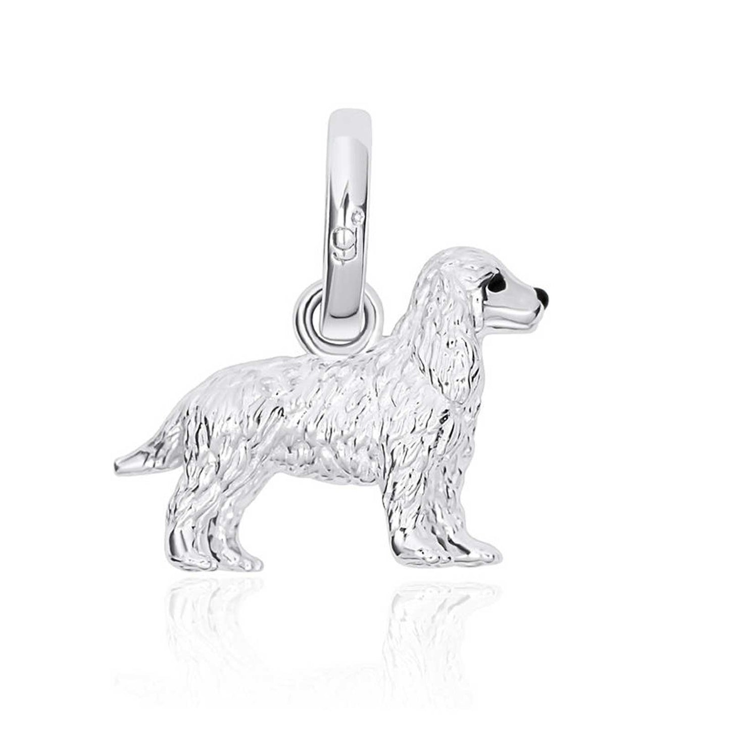 Gemma J Cocker Spaniel Charm - Cotswold Jewellery