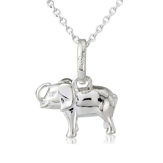 Gemma J Elephant Sterling Silver Charm - Cotswold Jewellery