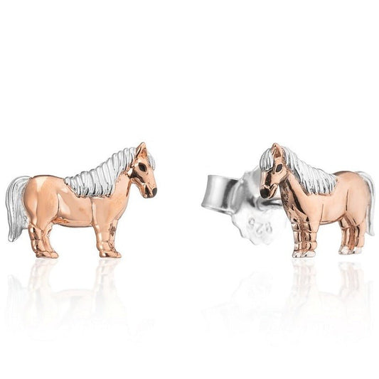Gemma J Shetland Pony Sterling Silver Earrings - Cotswold Jewellery