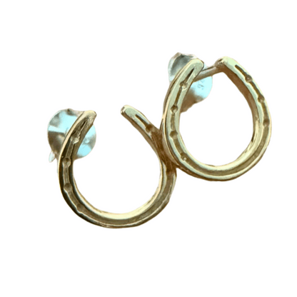 Gold Horseshoe Earrings - Cotswold Jewellery