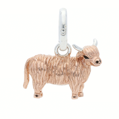 Highland Cow Charm - Cotswold Jewellery