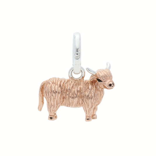 Highland Cow Charm - Cotswold Jewellery