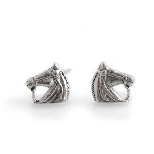 Hiho Silver Horse Earrings - Cotswold Jewellery