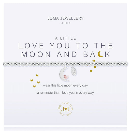 Joma Jewellery A Little Love you to the Moon & Back Bracelet - Cotswold Jewellery