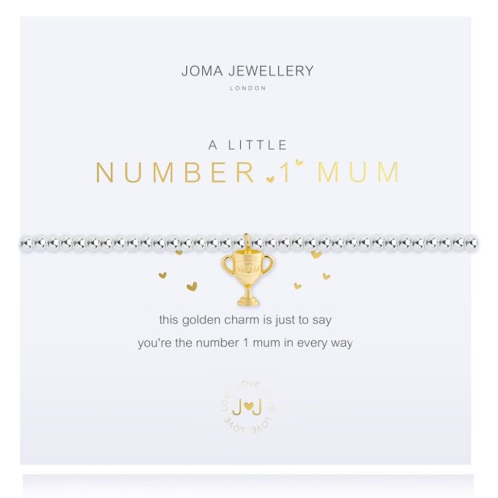 Joma Jewellery A Little Number 1 Mum Bracelet - Cotswold Jewellery