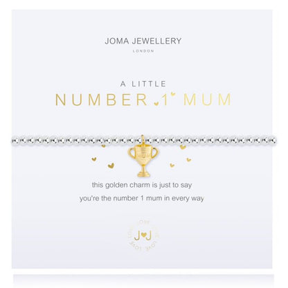 Joma Jewellery A Little Number 1 Mum Bracelet - Cotswold Jewellery