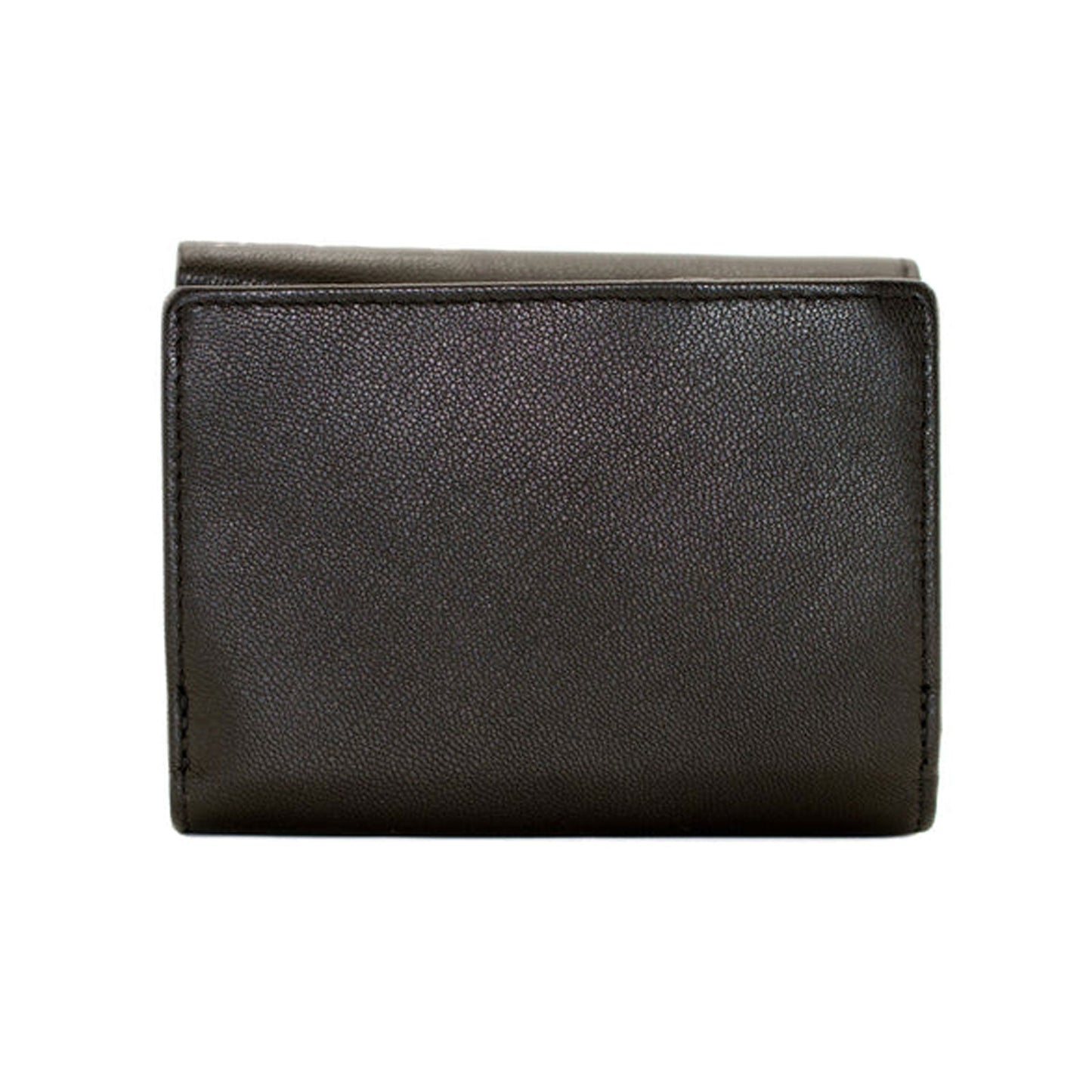 Mala Leather Black Flower Trifold Purse - Cotswold Jewellery