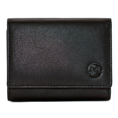 Monedero de cuero triple Mala Leather Origin