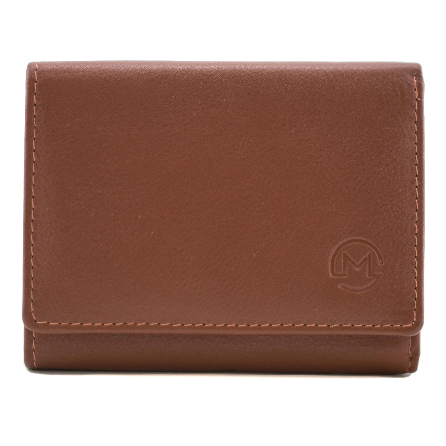 Monedero de cuero triple Mala Leather Origin