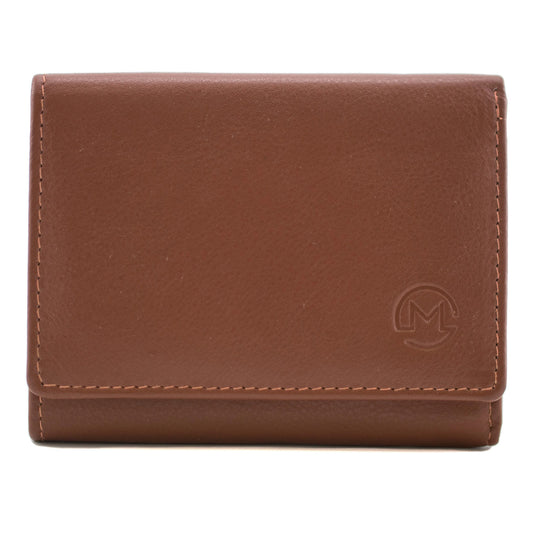 Monedero de cuero triple Mala Leather Origin