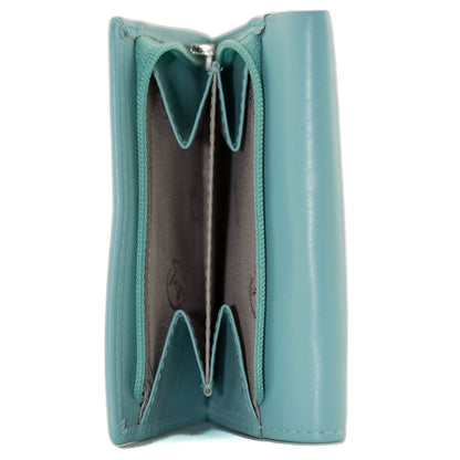 Monedero de cuero triple Mala Leather Origin