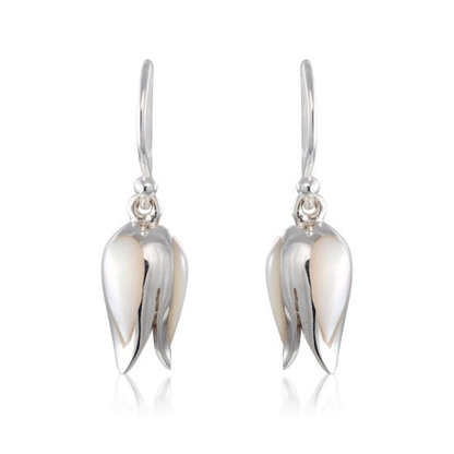Pearled Tulip Earrings - Cotswold Jewellery