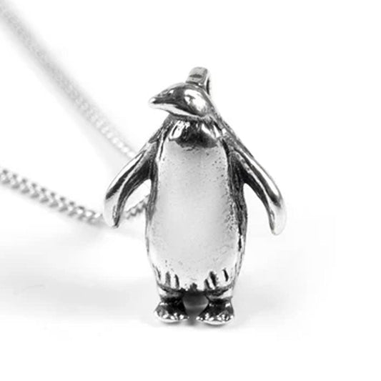 Penguin Silver Necklace - Cotswold Jewellery