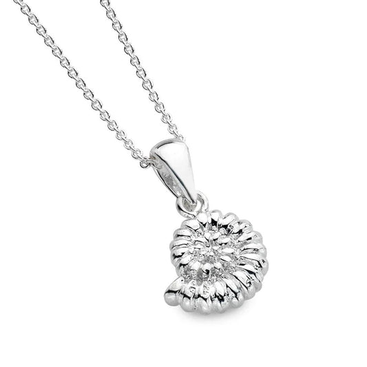 Pretty Fossil Sterling Silver Necklace - Cotswold Jewellery