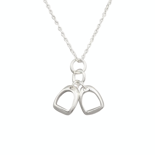 Silver Stirrups Necklace - Cotswold Jewellery