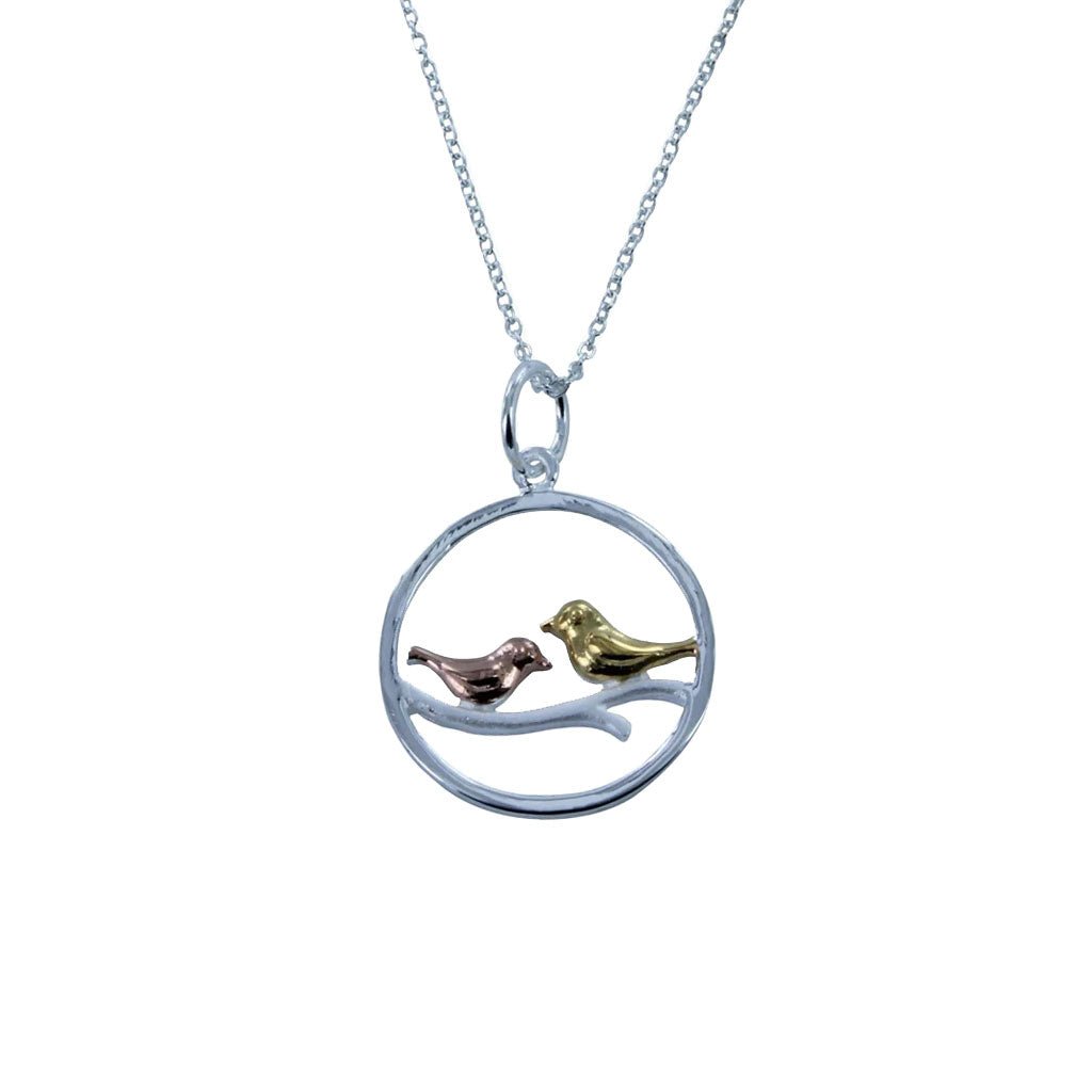 Song Bird Sterling Silver Necklace - Cotswold Jewellery
