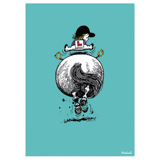 Thelwell The Learner Blank Card - Cotswold Jewellery