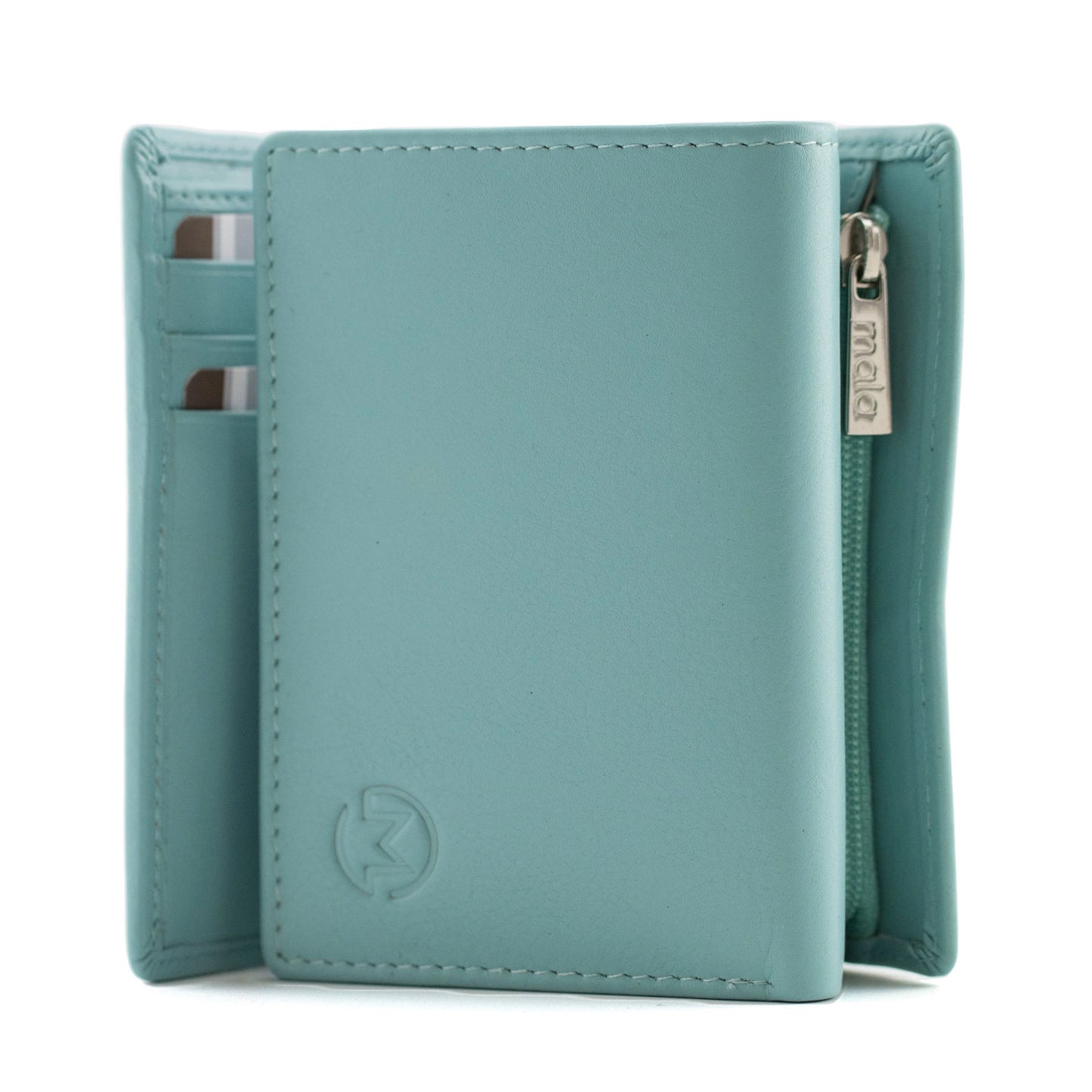 Monedero de cuero triple Mala Leather Origin