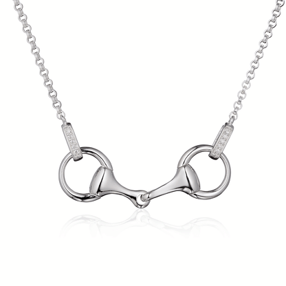 WOW Sparkly Snaffle Bit Necklace - Cotswold Jewellery